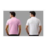 SKYRISE - Multicolor Cotton Blend Slim Fit Men's Polo T Shirt ( Pack of 2 ) - None