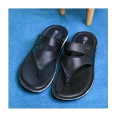 Inblu Black Mens Leather Slipper - None