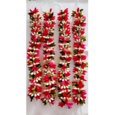 Padmavathi Enterprises - Pink Lily Artificial Flower ( Pack of 4 )