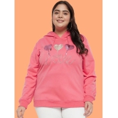 AUSTIVO Fleece Pink Hooded Sweatshirt - None