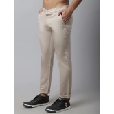 Rodamo  Men Beige Slim Fit Casual Trouser