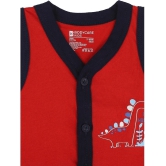 BOYS VEST FRONT OPEN SLEEVELESS ASSORTED Pack Of 3 - None