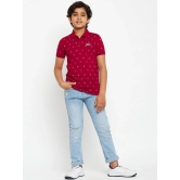 UNIBERRY - Red Cotton Blend Boys Polo T-Shirt ( Pack of 1 ) - None