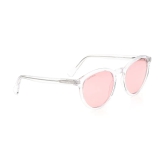 Pink Round Sunglasses for Unisex