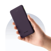 10000 mAh Ultra Slim 22.5W QC+PD Power Bank-Purple