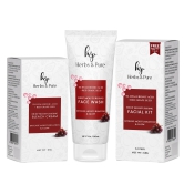 Deep Moisturising Red Grapes & Hyaluronic Acid  Facial Kit, Face Wash and Bleach