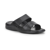 Liberty Black Mens Leather Slipper - None