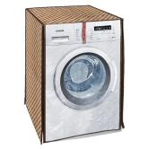 PrettyKrafts Single Poly-Cotton Beige Washing Machine Cover for Universal Front Load - Beige