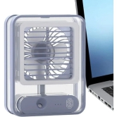 Small Personal Desk Fan with Mist Spray