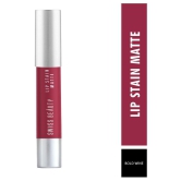 Swiss Beauty Lip Stain Matte Lipstick Lipstick (Bold Wine), 3gm
