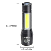 Uttamrobotics Electric Pocket Torch Plastic Rechargeable Flashlight with Hanging Rope