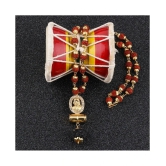 SILVER SHINE Gold Plated Traditional Rudraksh Mala SAI BABA Pendant Mala for Men and Women - Golden