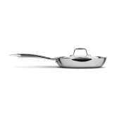 Milton Pro Cook Triply Stainless Steel Fry Pan with Lid, 20 cm / 1.2 Litre