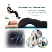 Magic Back Support 3 Levels Adjustment Stretcher Pain Relief Support Lumbar Massage Back Support for Office Chair, Car, Bed Back Support Fitness Device, Pack of 1 - Black