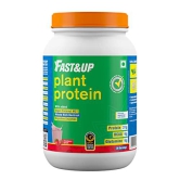 FAST&UP Vegan Plant Protein (31g Protein – Pea isolate & Brown Rice protein blend For Strength Recovery & Energy Boost, (1.32 kg , 2.91 Lbs - Strawberry Splash Flavor), Green