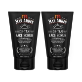 Man Arden De Tan Brightening Face Scrub - De-Tans & Exfoliates Skin - With Vitamin C, 100 ml (1+1 Free Offer)