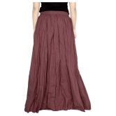 Sttoffa Cotton Broomstick Skirt - Brown - 36