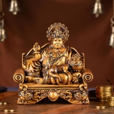 Artarium Lord Kuber Statue for Wealth and Harmony | God kuber Idol | Murti | Statue | showpiece for Home | Kuber ji ki murti for puja Decorative Showpiece Pack of 1