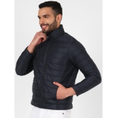 UrbanMark Men Navy Regular Fit Light Weight Puffer Jacket - None