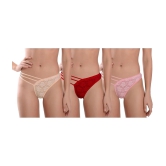 Madam Lace Bikini Panties - Pack of 3 - M