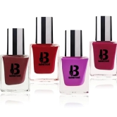 BANETION Nail Polish Combo Pack of 4 | Non UV - Gel Finish |Chip Resistant | Seaweed Enriched Formula| Long Lasting|Cruelty and Toxic Free (9ml)