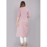 JC4U - Pink Rayon Womens Straight Kurti ( Pack of 1 ) - None