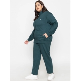 YHA Green Fleece Solid Tracksuit - Pack of 1 - None