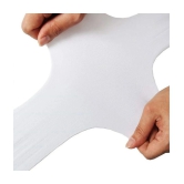 Auto Hub White Solid Riding Sleeves ( Set of 2 ) - Free Size