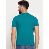 UNIBERRY Cotton Blend Regular Fit Printed Half Sleeves Mens T-Shirt - Green ( Pack of 1 ) - None