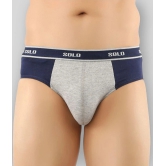 Solo - Multicolor Cotton Mens Briefs ( Pack of 5 ) - 95