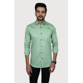 Springberry - 100% Cotton Slim Fit Sea Green Men's Casual Shirt ( Pack of 1 ) - None