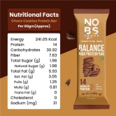 NO BS BALANCE HIGH PROTEIN BAR for healthy snacking and mini meal replacement, 14gm Protein, 8 gm fibre (oh so cookie-y)