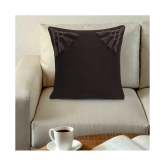 mezposh Single Others Cushion Covers 40X40 cm (16X16) - Brown