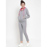 Wild West Grey Fleece Solid Tracksuit - Single - None