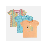 MINI KLUB Pack of 3 Baby Girls Cotton Top ( Multi ) - None