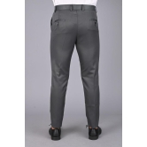 MANCREW - Grey Viscose Slim - Fit Men's Formal Pants ( Pack of 1 ) - None