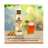 Joy Honey & Almonds Body Oil with Vitamin E for Dry Skin | Non Sticky 200ml, (Pack of 1)