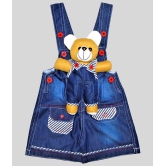 Wise Guys - Red & Blue Denim Baby Boy,Baby Girl Dungaree Sets ( Pack of 1 ) - None