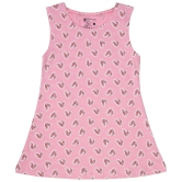 Bodycare Pink Cotton Girls A-line Dress ( Pack of 1 ) - None