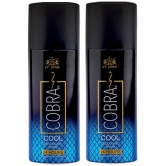 St. John Cobra Cool Long Lasting Deodorant Spray for Men 50 ml ( Pack of 2 )