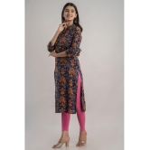 MAUKA - Multicolor Rayon Women's Straight Kurti ( Pack of 1 ) - None