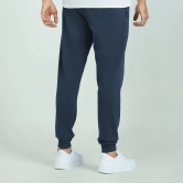 Cruze French Terry Cotton Joggers Opal Blue M