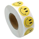 iDream Smiley Face Stickers Self Adhesive Tapes for Art, Craft School Supplies