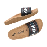 Aerowalk Black Mens Slide Flip Flop - None