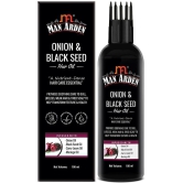 Man Arden Onion & Black Seed Hair Oil For Men For Dull, Lifeless & Weak Hair with Curry Leave, Moringa Oil, 100 ml