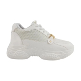 Shoetopia White Womens Sneakers - None