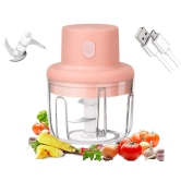 Uttamrobotics USB Rechargeable Speedy Mini Chopper Slicer for Food Supplement Machine Blender