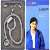 Healthgenie HG-301G  Doctors Dual Stainless Steel Stethoscope 65 cm Cardiology Grey