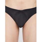 La Intimo Black Polyester Mens Briefs ( Pack of 1 ) - None