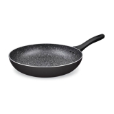 Milton Pro Cook Aluminium Granito Induction Fry Pan, 28 cm, Black